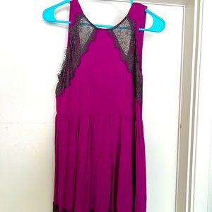 Free People pink lace dress